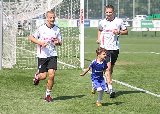 Trening po meczu z Metalurgsem bez Ljuboi