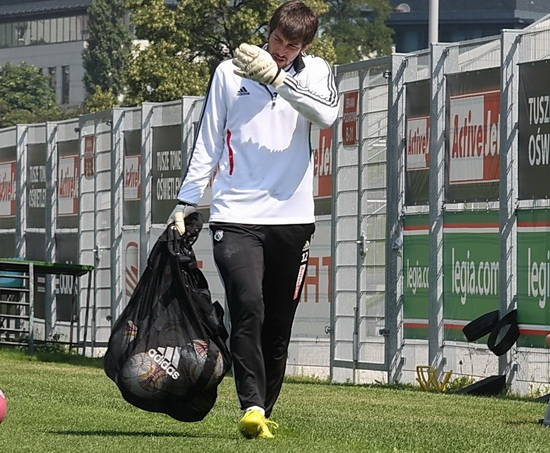 Trening po meczu z Metalurgsem bez Ljuboi