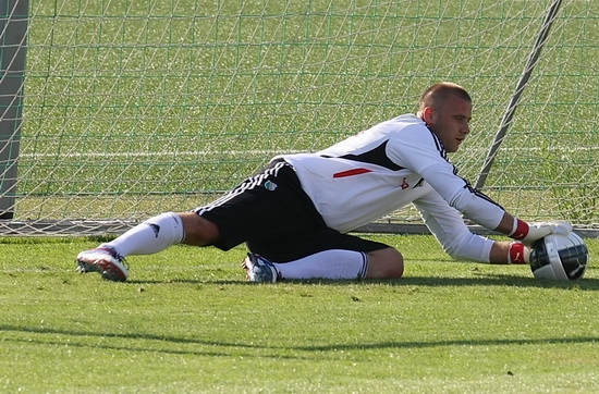 Trening strzelecki, Boruc pokazał klasę