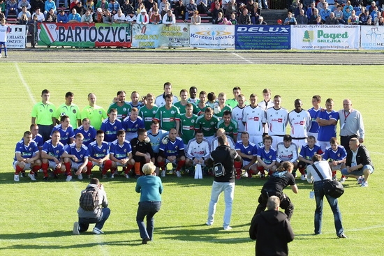 Przyjazd Legii był świętem w Bartoszycach