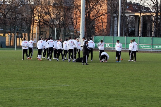 Piłkarze Legii trenowali po ŁKS-ie