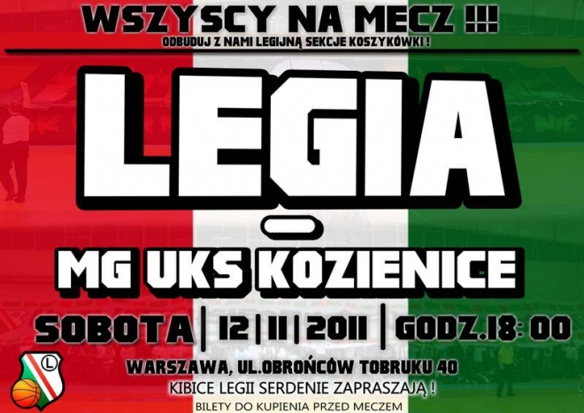 UZL: Cała Legia na kosza!