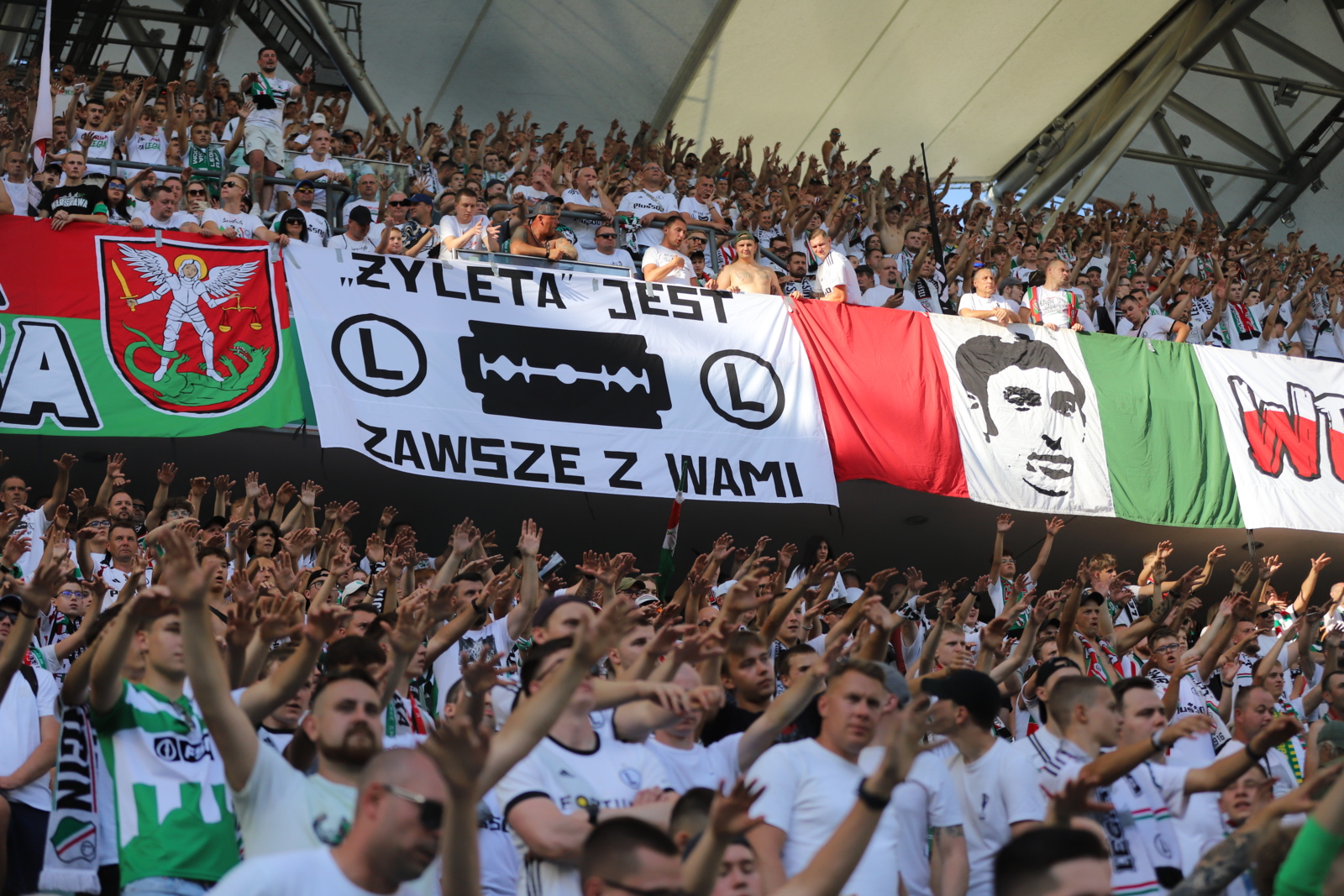 Legia Warszawa - Motor Lublin 5:2 kibice Legii