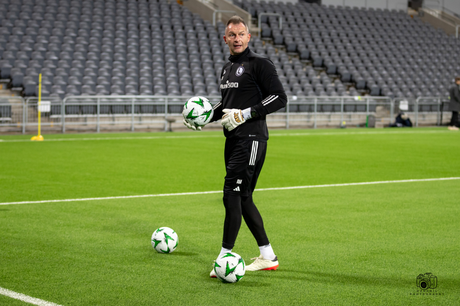 Arkadiusz Malarz Legioniści trenowali na stadionie Djurgarden