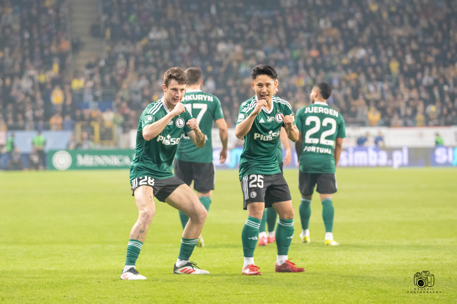 Marc Gual Ryoya Morishita Motor Lublin - Legia Warszawa 3:3