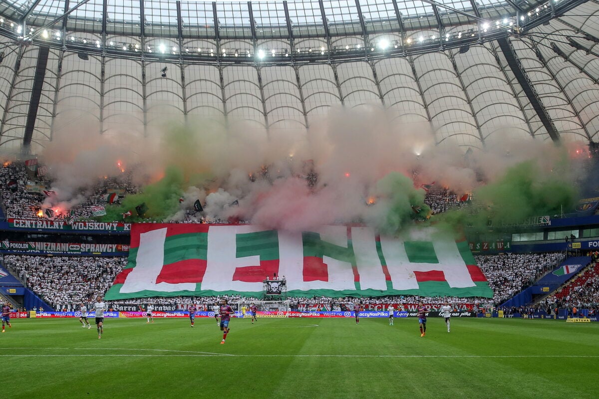 kibice Legii oprawy oprawa Stadion Narodowy PGE Narodowy Puchar Polski