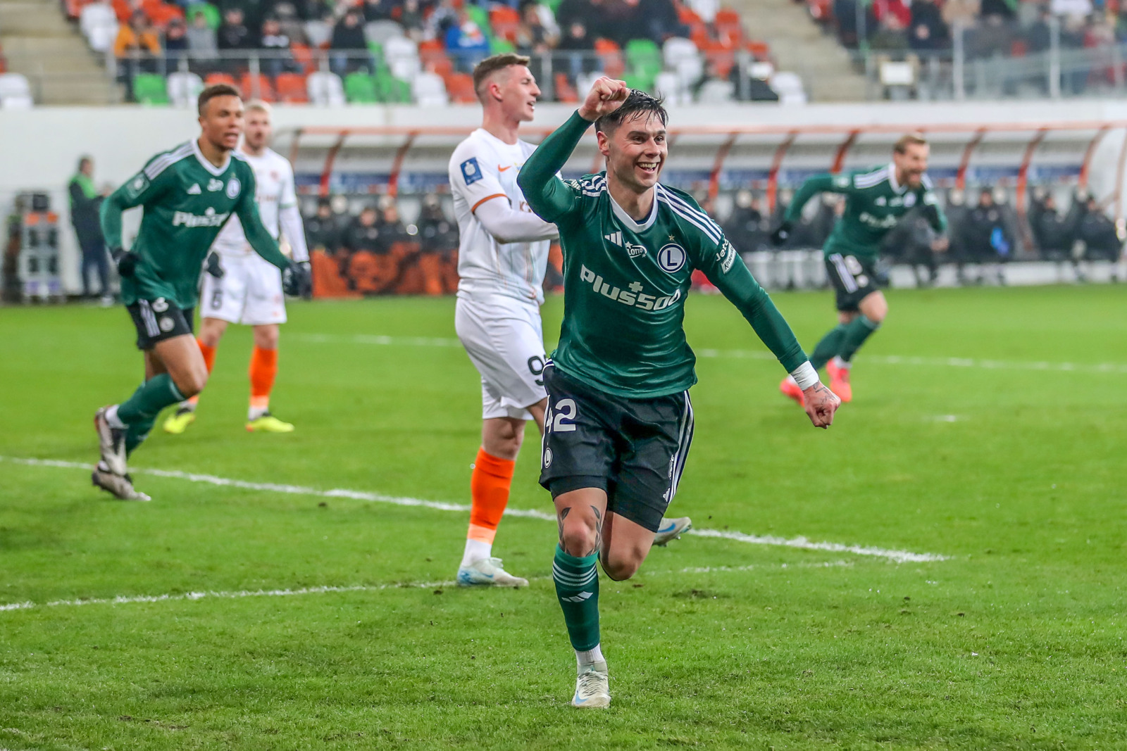 Zagłębie Lubin - Legia Warszawa 0:3 Sergio Barcia