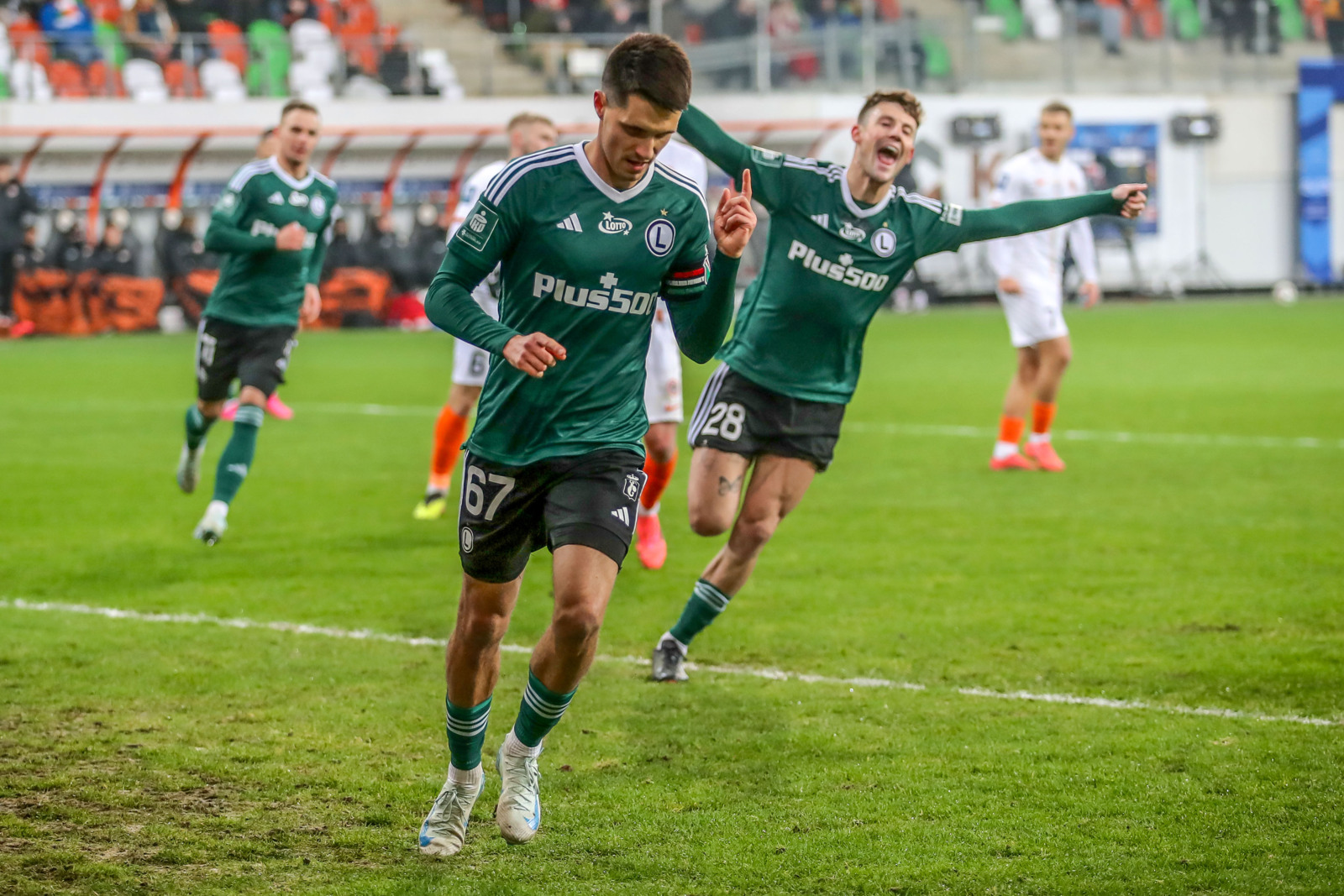 Zagłębie Lubin - Legia Warszawa 0:3 Bartosz Kapustka