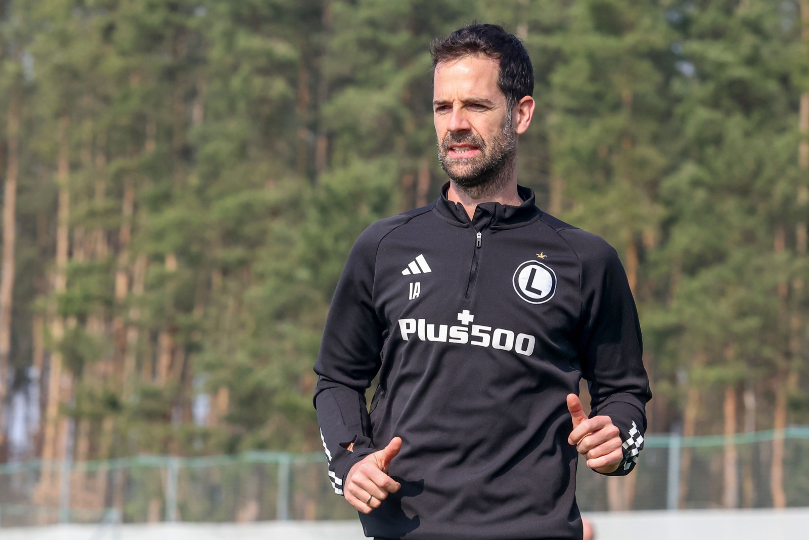 Inaki Astiz Trening przed meczem z Molde FK