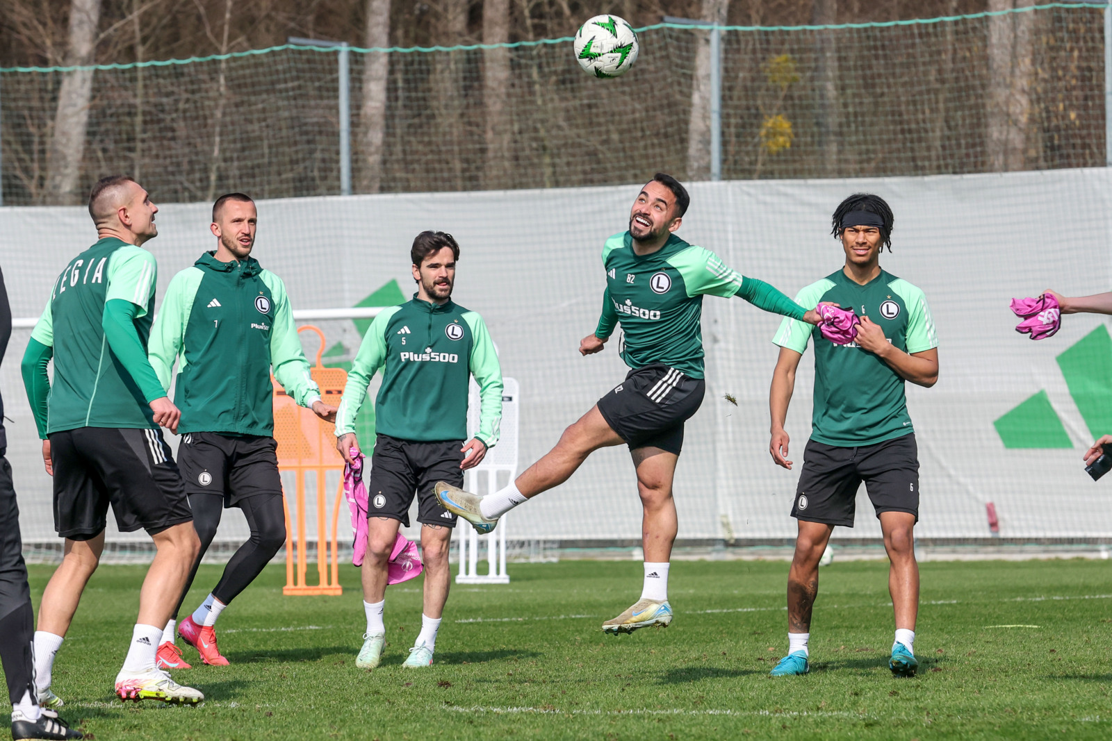 Trening przed meczem z Molde FK