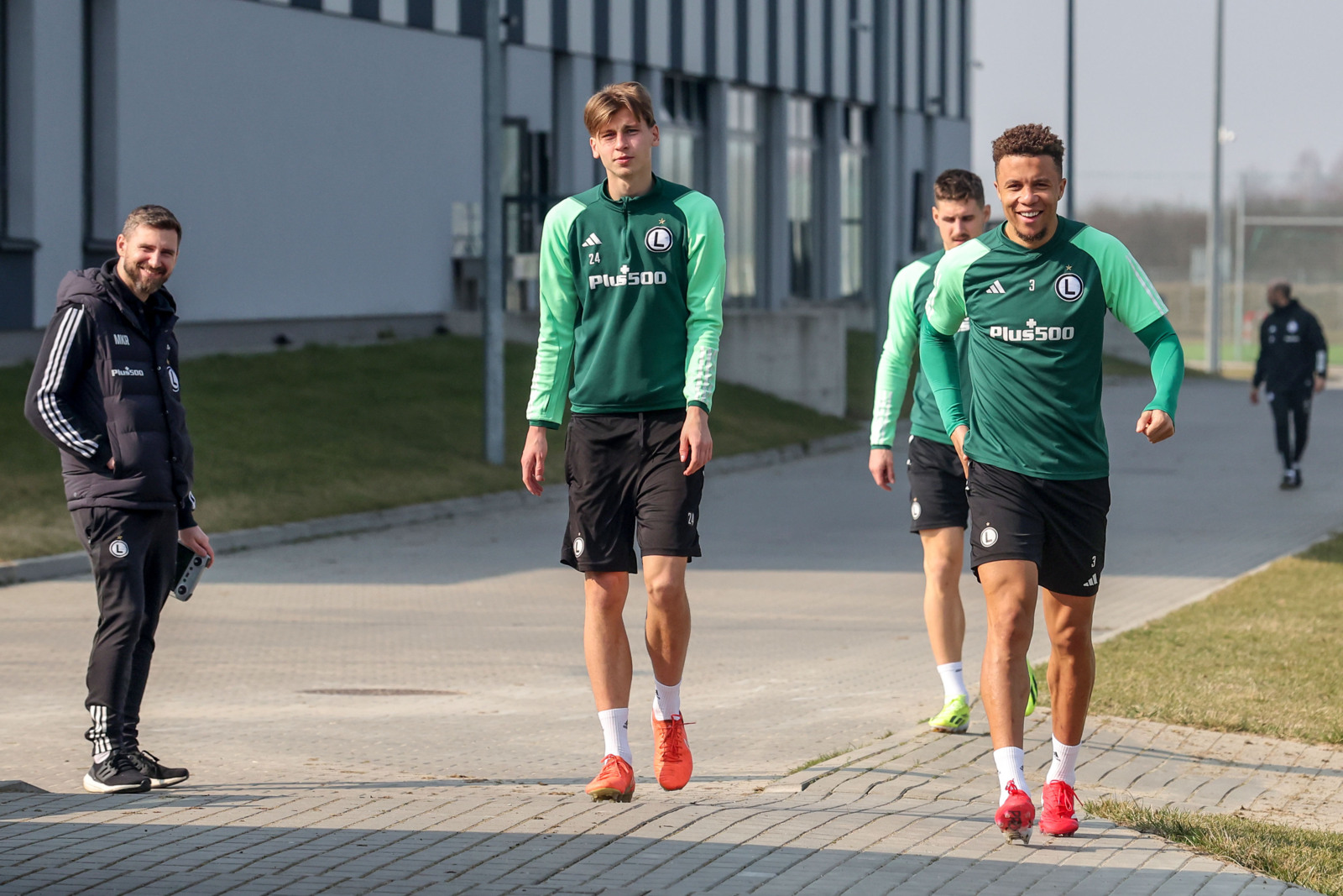 Trening przed meczem z Molde FK