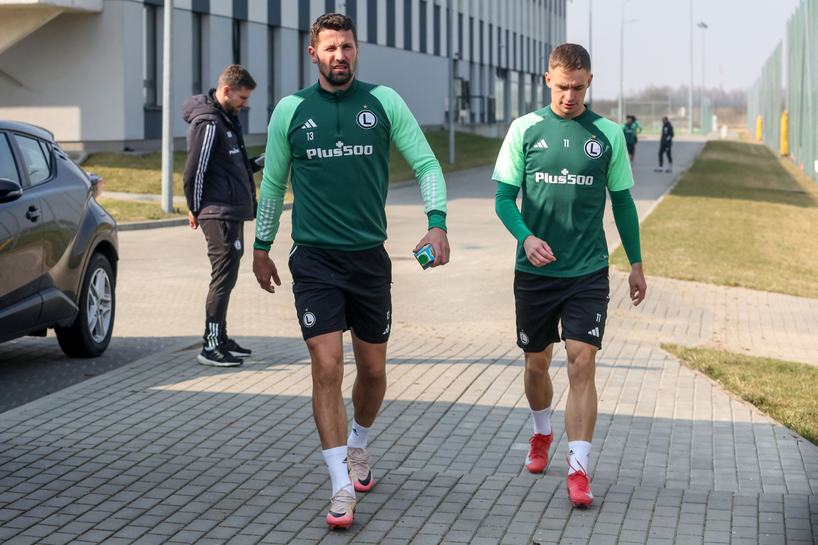 Trening przed meczem z Molde FK