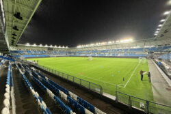 stadion Molde Piłkarze Legii trenowali w Molde