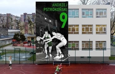 Mural Andrzeja Pstrokońskiego