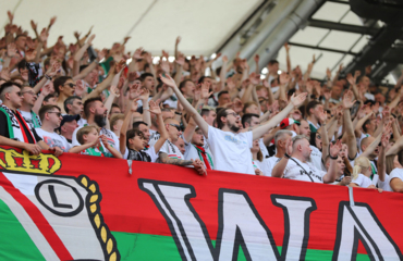 kibice Legii Legia Warszawa - Zagłębie Lubin