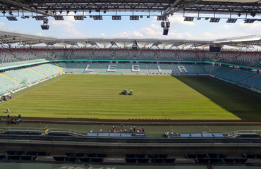 Stadion Łazienkowska 3 - wymiana murawy