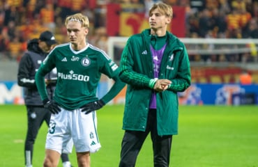 Wojciech Urbański Jan Ziółkowski Jagiellonia Białystok - Legia Warszawa 1:1